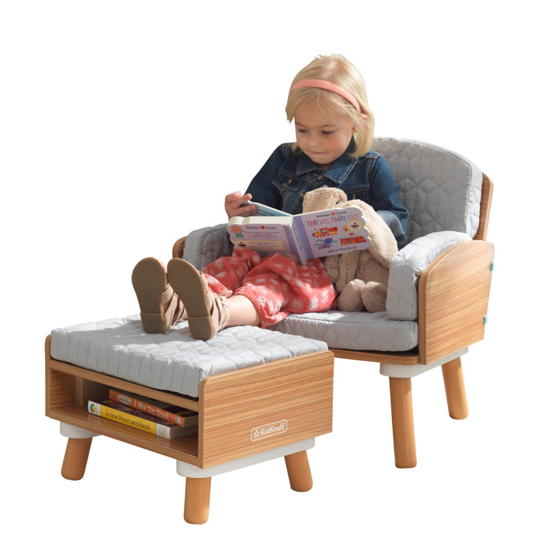 Kidkraft chair and ottoman hotsell